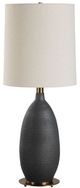 Uttermost® Bower Matte Black Table Lamp-0