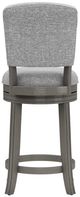 HH2 Home Santa Clara II Antique Gray/Ash Gray Swivel Bar Stool-3