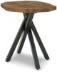 Signature Design by Ashley® Haileeton Brown End Table with Black Metal Base-0
