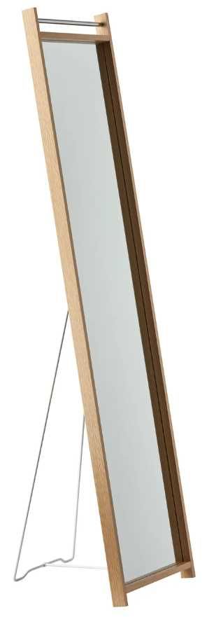 Adesso® Abigail Chrome/Natural Floor Mirror-0
