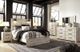 Signature Design by Ashley® Cambeck 4-Piece Whitewash Queen Panel Bed Set-4