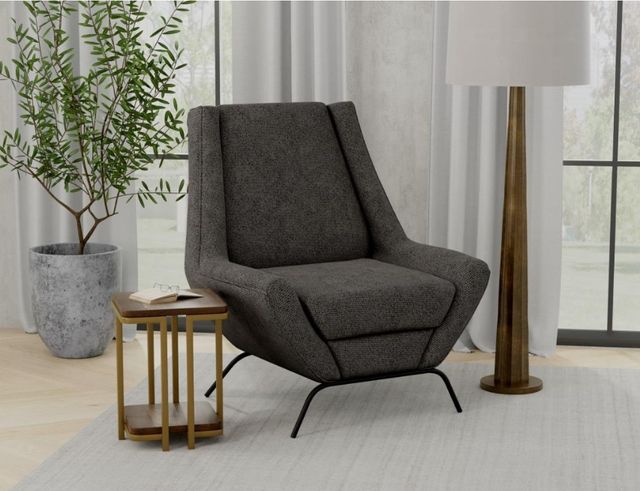 International Furniture Direct Tyne Gray Accent Chair-1