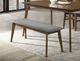 VIG Furniture Modrest Castiano Brown/Gray Dining Bench-2