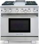 American Range Cuisine Series 36" Stainless Steel Pro Style Gas Range-0