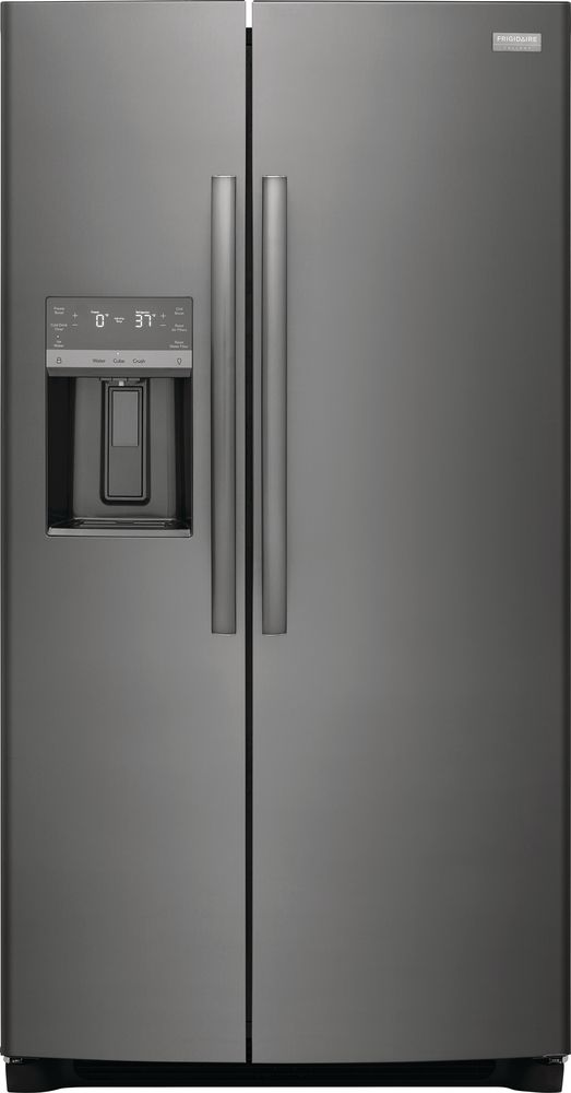 Frigidaire Gallery® 25.6 Cu. Ft. Black Stainless Steel Side-by-Side Refrigerator-0