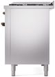 Ilve® Nostalgie II Series 48" Stainless Steel Pro Style Dual Fuel Range-4