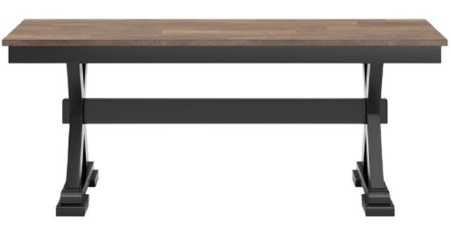 Signature Design by Ashley® Wildenauer Black/Brown Dining Bench-1