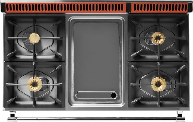 Viking® Tuscany 48" Spiced Cider Pro Style Dual Fuel Range with Griddle-3