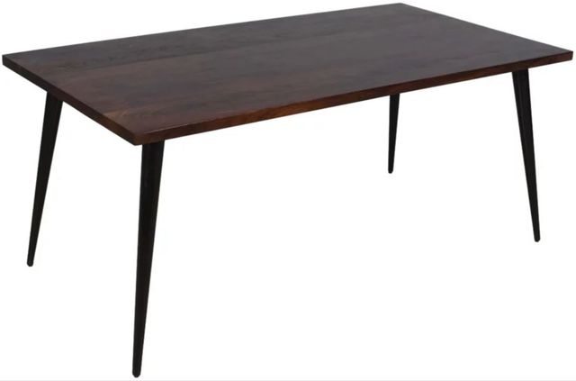 Jofran Inc. Prelude Walnut Dining Table with Black Base-0