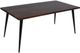 Jofran Inc. Prelude Walnut Dining Table with Black Base-0