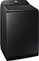 Samsung Brushed Black Top Load Washer & Gas Dryer Laundry Pair-3
