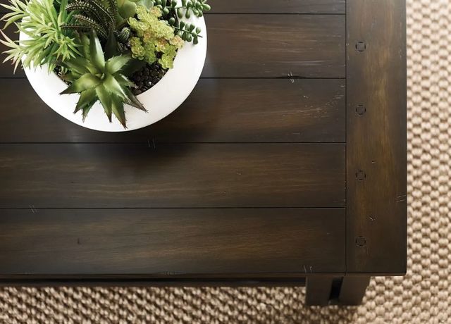 Hammary® Ketchum-Hamilton Rubbed Black Coffee Table-2