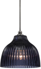 Cal® Lighting & Accessories Uni Pack Blue Violet/Brushed Steel Pendant-0