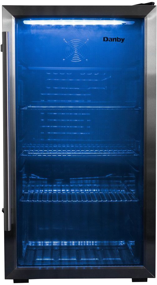 Danby® 18" 3.1 Cu. Ft. Stainless Steel Freestanding Beverage Center-0