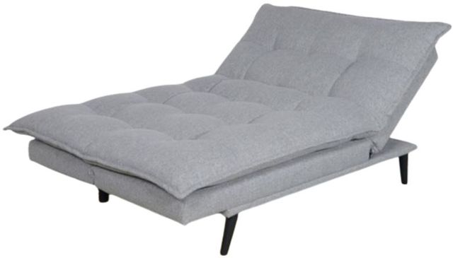Milton Greens Stars Light Gray Multi-Functional Click Clack Plush Futon-3