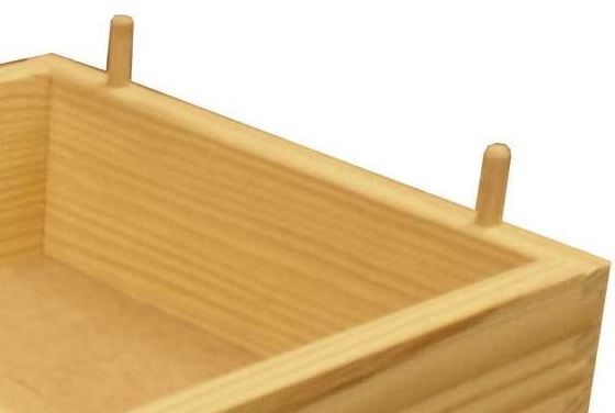 Crate Designs™ Furniture Classic Night Table Drawer-1