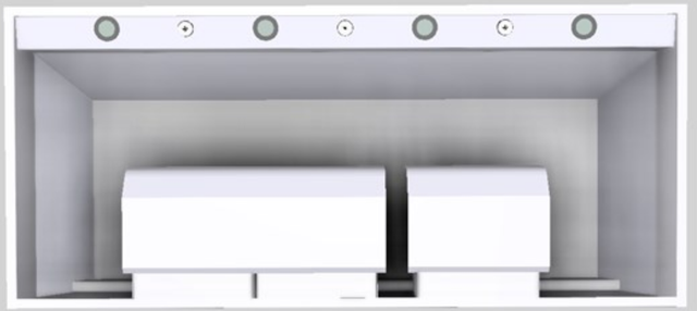 Vent-A-Hood® Designer Series 54" White Wall Mounted Range Hood-2