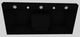 Vent-A-Hood® 42" Black Wall Mounted Liner Insert-2