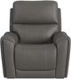 Flexsteel® Latitudes Carter Smoke Power Recliner with Power Headrest and Lumbar-1