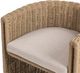 Classic Home Rami Natural Wicker Outdoor Dining Chair-5