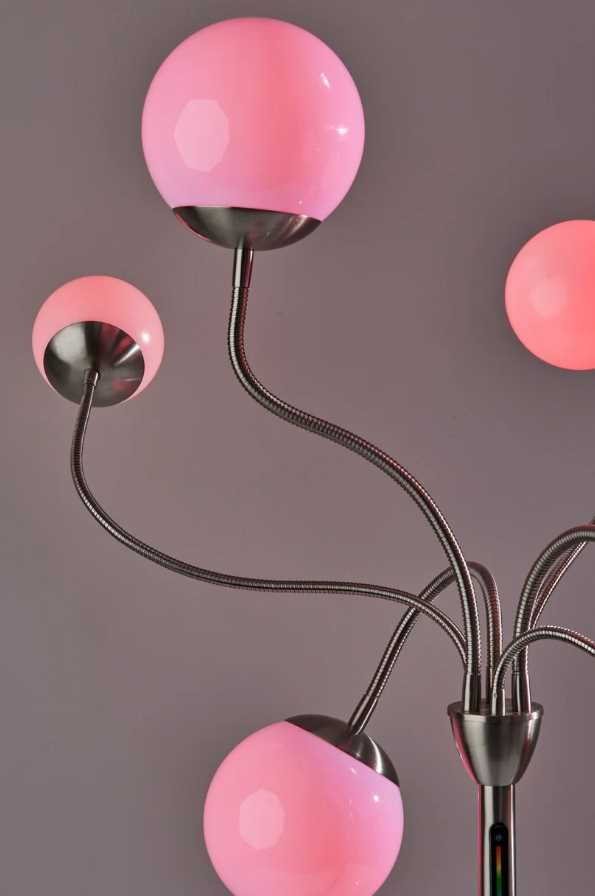 Adesso® Phoebe Brushed Steel LED Floor Lamp-2