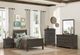 Mazin Furniture Mayville Stained Gray Twin Sleigh Bed-2