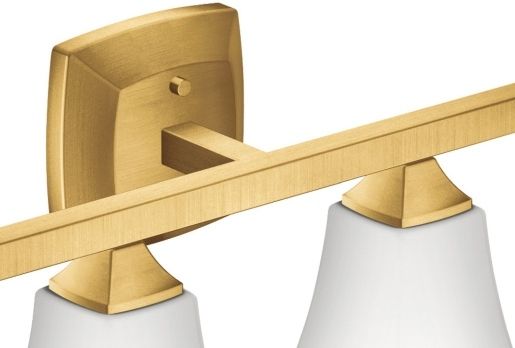 Moen® Voss™ Brushed Gold Four Globe Bath Light-1