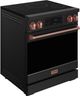 Thor Kitchen® Gordon Ramsay Collection 30" Black Pro Style Induction Range with Tilt Panel Touch Control and Rose Gold Trim-2