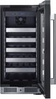 Summit® 15" Stainless Steel Built-In Wine Cooler-1