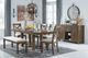 Signature Design by Ashley® Moriville 6-Piece Grayish Brown Dining Set-4