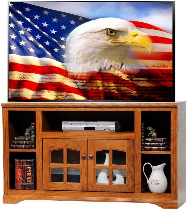 American Heartland Manufacturing Oak 55" TV Stand-1