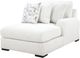 Signature Design by Ashley® Wynncroft Manor 3-Piece Chalk U-Shape Sectional and Double Chaise-3