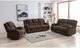 Mazin Furniture Presley Brown Upholstered Rocker Recliner-4