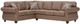 Hughes Furniture® 17400 2-Piece Jetson Ginger L-Shape Sectional-0