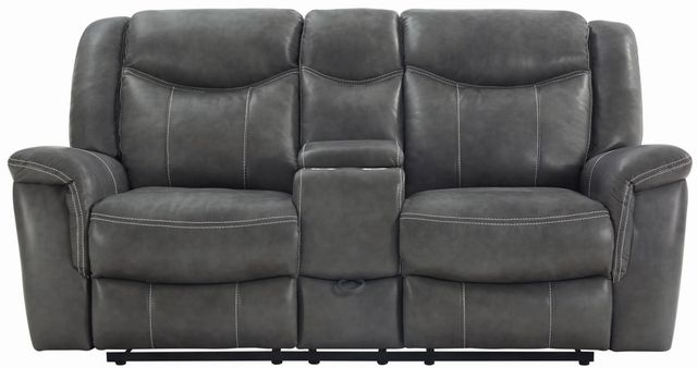 Coaster® Conrad 2 Piece Grey Power Reclining  Living Room Set-2