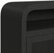 Elements International Ridgemont Black with Grain 70" TV Console without Fireplace Insert-3