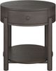 Magnussen Home® Hadleigh Black Coffee Bean Round End Table-2