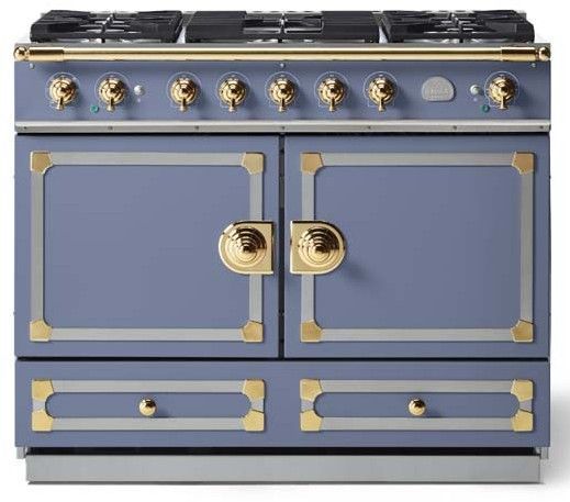 La Cornue CornuFe 110 43" Provence Blue Pro Style Dual Fuel Range-1