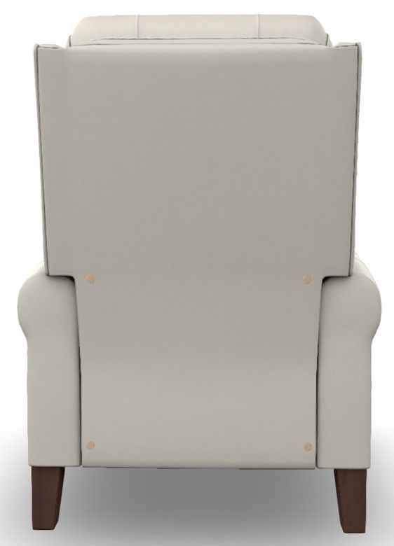 Best® Home Furnishings Customizable Joanna Leather High Leg Recliner with Dark Walnut Legs-2