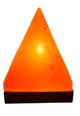 A & B Home Himalayan Salt Lamp with Pyramid Shape and Wooden Base-1