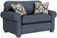 Flexsteel® Thornton Blue Dusk Twin Sleeper Chair-0