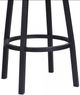Armen Living Balboa Matte Black/Vintage Black 26” Counter Stool-3