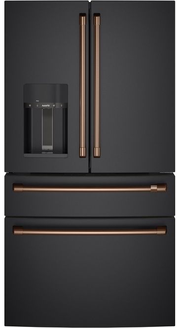 Café™ 4 Piece Brushed Copper Refrigeration Handle Kit-1