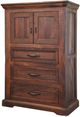 International Furniture Direct Madeira 4-Piece Brown Eastern King Bedroom Set-2