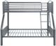Homelegance® Beckett Gray Youth Twin Over Full Bunk Bed-4