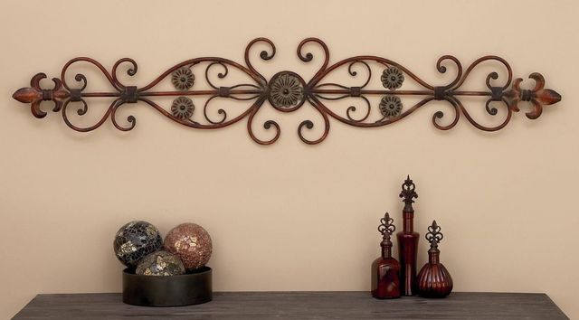 Deco Marche Brown 11" Wall Decor-3