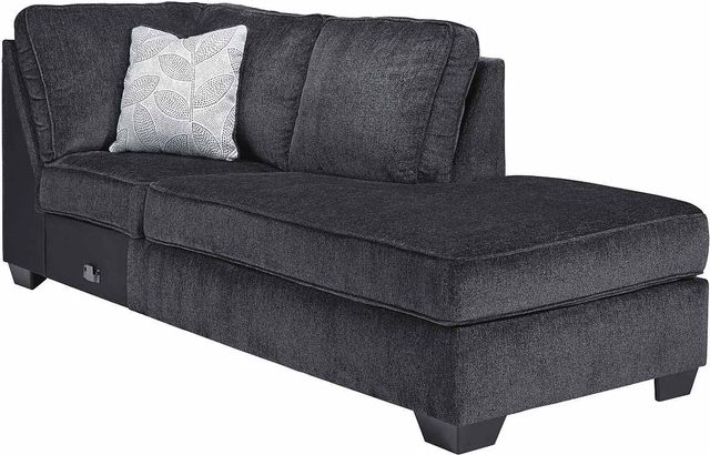 Signature Design by Ashley® Altari 2-Piece Slate Right-Arm Facing Chaise Sectional-2