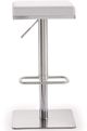TOV Furniture Bari White Adjustable Bar Stool-1