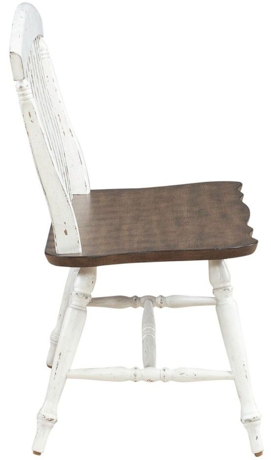 Liberty Furniture Al Fresco Graphite/Whitestone Slat Back Bench-4