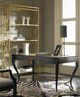 Century® Monarch Tyler Clear/Gold Leaf Etagere-1